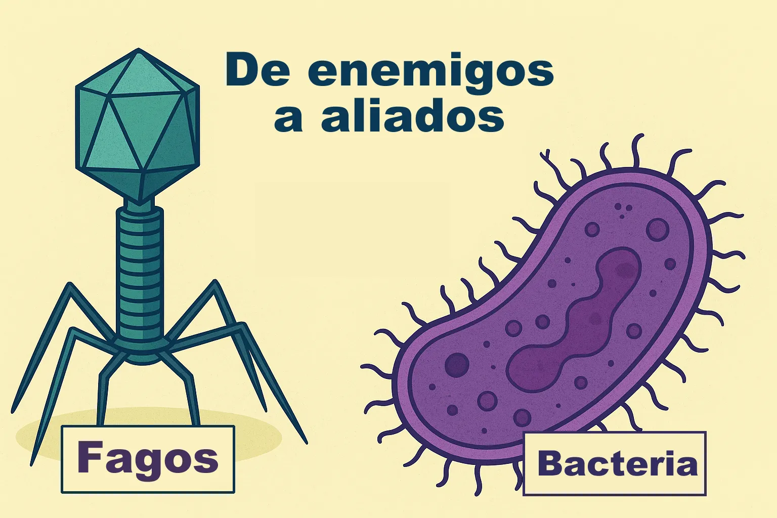 bacteriófagos para combatir bacterias